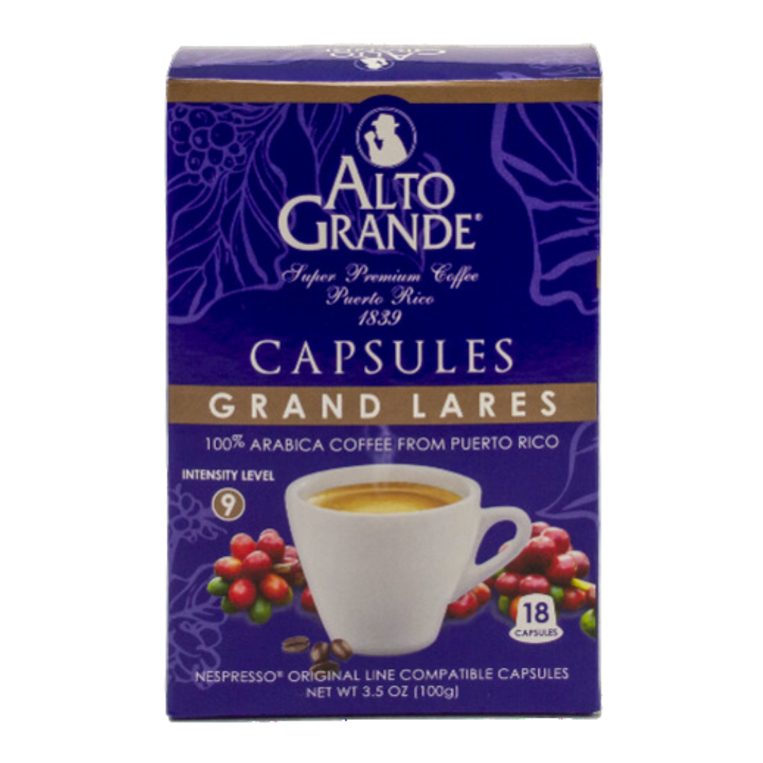 Alto grande coffee grand lares capsules 18ct