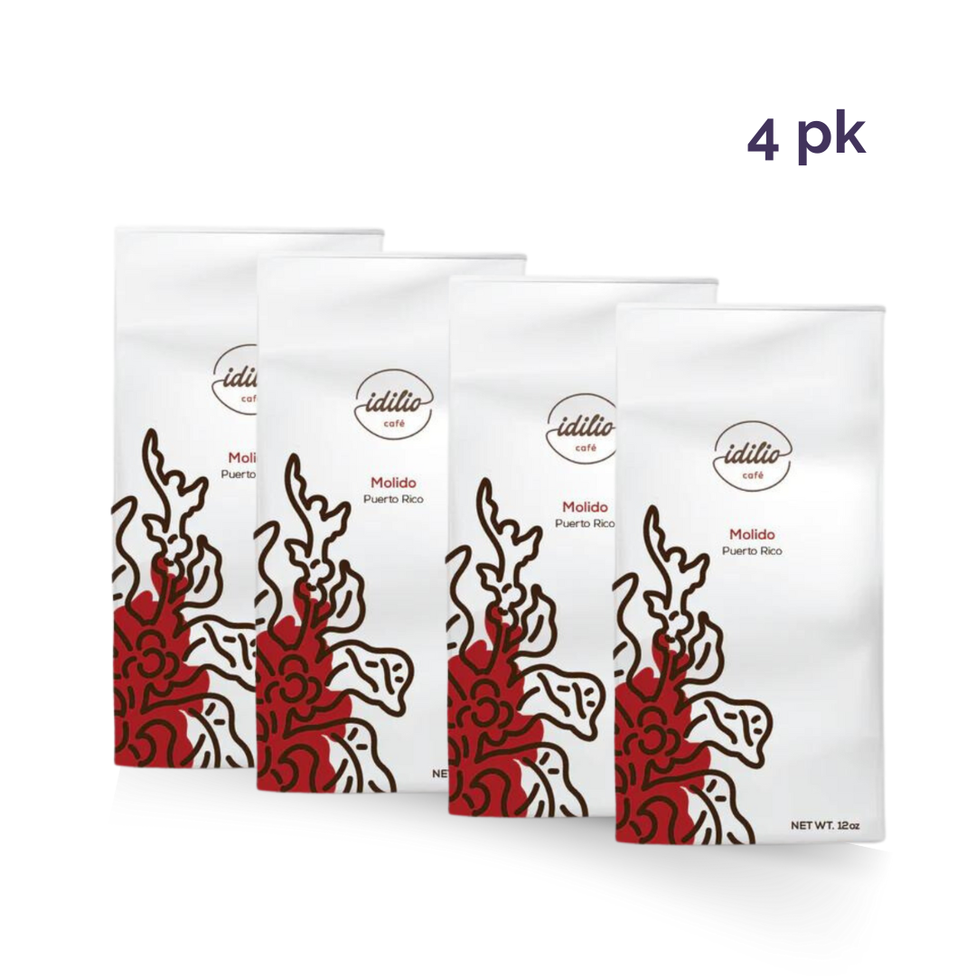 Café Idilio Molido 12oz (4 packs)