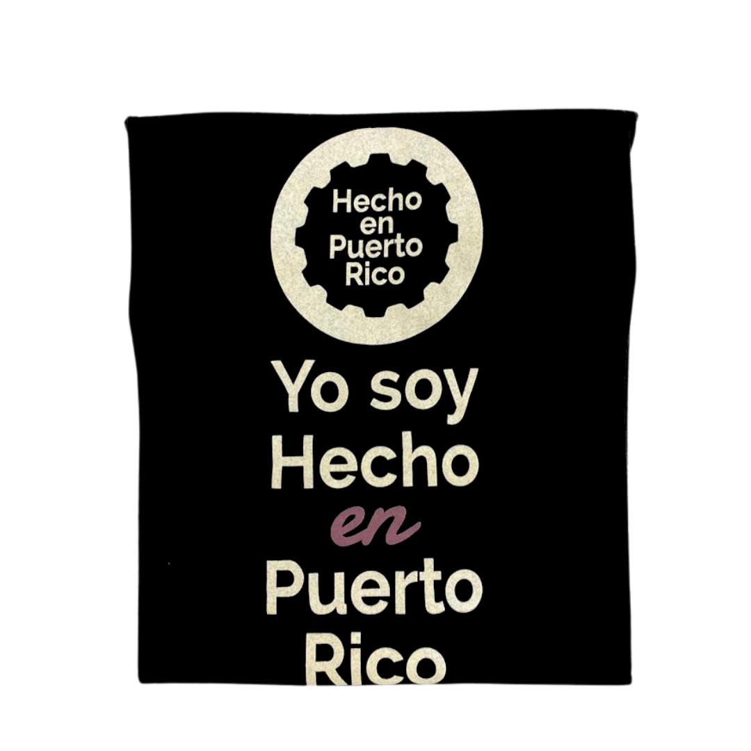 Yo Soy Hecho en Puerto Rico Black T-Shirt