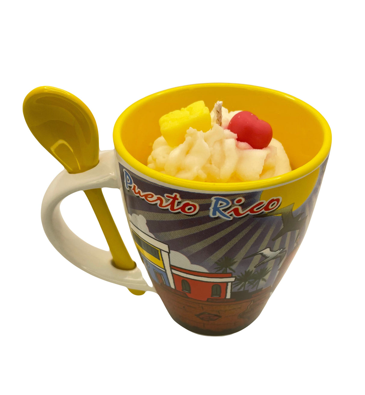 Pina colada mug candle (8oz)