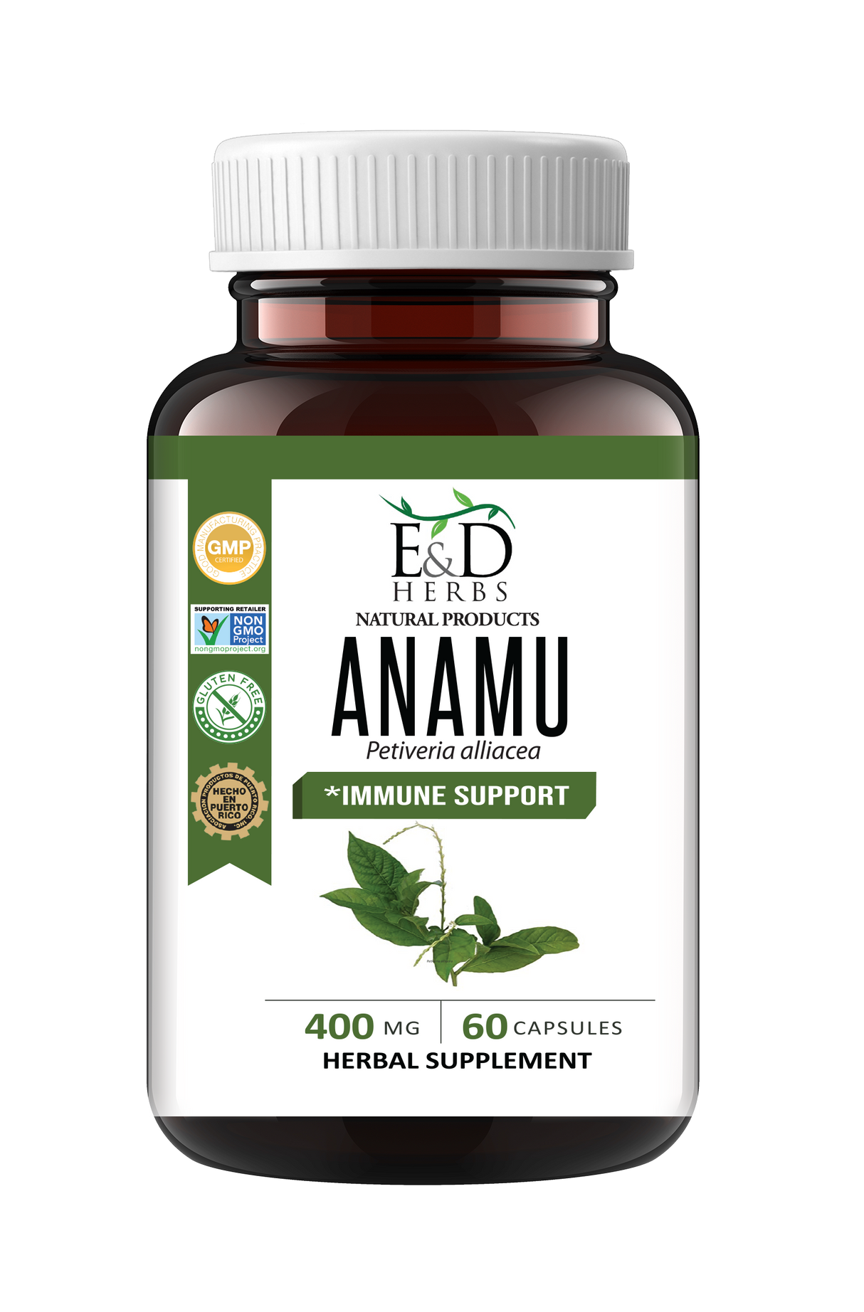 E&d herbs anamú (60 capsules)