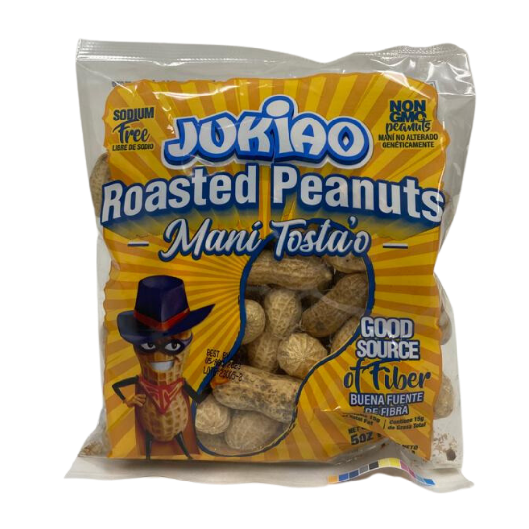 Jukiao Roasted Peanuts 5oz