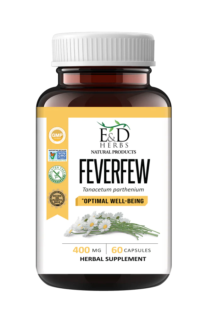 E&D Herbs Feverfew (60ct)