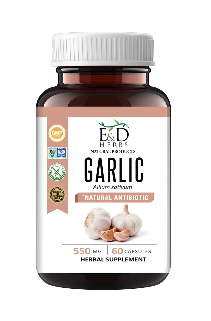 E&D Herbs Garlic (60 ct)