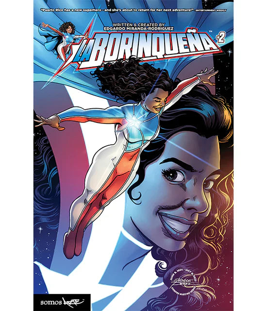 La Borinqueña Original George Pérez Cover Issue #2 Graphic Novel