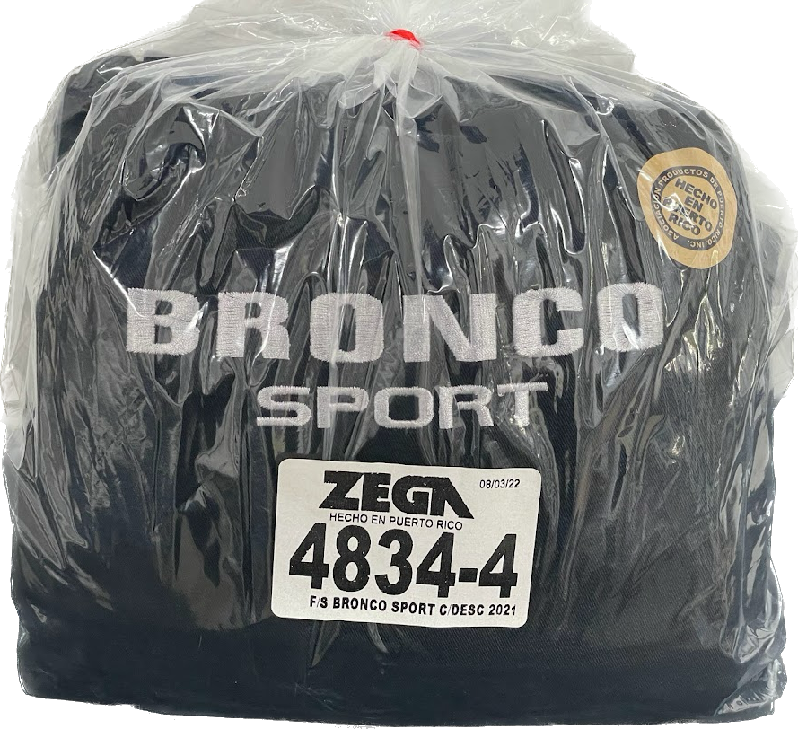 Seat Covers Set Bronco P/A with Discount. 2021 to 2023 Black (4834-4)